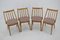 Antonin Suman Beech Dining Chairs, 1970s, Set of 4, Image 4