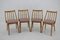 Antonin Suman Beech Dining Chairs, 1970s, Set of 4 3
