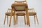 Antonin Suman Beech Dining Chairs, 1970s, Set of 4 13