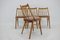 Antonin Suman Beech Dining Chairs, 1970s, Set of 4 10