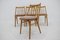 Antonin Suman Beech Dining Chairs, 1970s, Set of 4 6