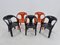 Mid-Century Stackable Chairs by Henry Massonnet, France, 1972, Set of 5, Image 6