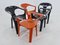 Mid-Century Stackable Chairs by Henry Massonnet, France, 1972, Set of 5, Image 7