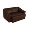 DS 47 2-Sitzer Sofa aus Braunem Leder von de Sede 6