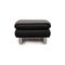Rivoli Pouf in Black Leather from Koinor, Image 5
