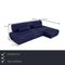 Lava Corner Sofa in Dark Blue Fabric from Cor 2