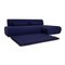 Lava Corner Sofa in Dark Blue Fabric from Cor 1