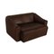 DS 47 3-Seater and 2-Seater Sofa in Brown Leather from de Sede, Set of 2 5