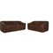 DS 47 3-Seater and 2-Seater Sofa in Brown Leather from de Sede, Set of 2 1