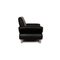 Rivoli Set 2-Seater Sofa and Ottoman in Black Leather from Koinor, Set of 2 6