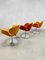 Chaises Pivotantes Little Tulip par Pierre Paulin pour Artifort, Pays-Bas, 1980s, Set de 3 7