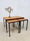 Tables Gigognes Vintage par Cees Braakman pour Pastoe, Pays-Bas, 1960s, Set de 3 3