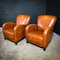 Vintage Cognac Sheep Leather Club Chair 2
