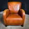 Vintage Cognac Sheep Leather Club Chair, Image 4