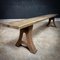 17th Century Industrial Wooden Dining Room Bench 1