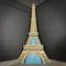 Vintage Theater Requisiten des Eiffelturms, 1950er 10