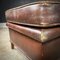 Vintage Ottoman in Brown Leather 3