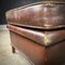 Vintage Ottoman in Brown Leather, Image 3