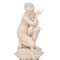 Italienischer Künstler, Badende Venus, 19. Jh., Marmorskulptur auf Konsole 4