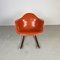 Sedia a dondolo rara arancione di Herman Miller per Eames, anni '60, Immagine 4