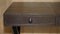 Large 3-Drawer Trestle Desk in Hand Stitched Leather 6