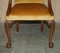 Art Deco Hand Carved Dining Chairs in Walnut with Claw & Ball Feet, Set of 6 5