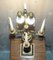 Lámparas de mesa candelabros grandes de cuatro brazos de Warren Kessler New York, años 60. Juego de 2, Imagen 15