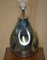 Grande Lampe de Bureau Sculpturale Vintage en Verre Miroir Foxed 2