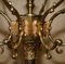 Victorian Brass Coat Hat & Scarf Stand with Dolphin Cast Legs, 1880s 4