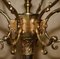 Victorian Brass Coat Hat & Scarf Stand with Dolphin Cast Legs, 1880s, Image 4