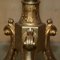Victorian Brass Coat Hat & Scarf Stand with Dolphin Cast Legs, 1880s 8