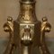 Victorian Brass Coat Hat & Scarf Stand with Dolphin Cast Legs, 1880s, Image 8