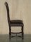 French Henry II Oak & Embossed Leather Dining Chairs, 1880s, Set of 6 15