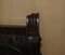Französische Henry II Esszimmerstühle aus Eiche & geprägtem Leder, 1880er, 6 . Set 19