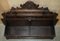 Dutch Hand Carved Monks Settle Bench with Internal Storage, 1860s, Image 17