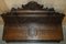 Dutch Hand Carved Monks Settle Bench with Internal Storage, 1860s 12