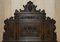Dutch Hand Carved Monks Settle Bench with Internal Storage, 1860s 3
