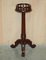 Antique Hand Carved Pedestal Plant Stands in the style of Thomas Chippendale, Set of 2, Image 2