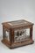 Late 19th Century Black Forest and Crystal Liqueur Cabinet in Carved Wood, Image 2