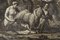 Zeus Fed by the Goat Amalthée, 1800s, Wallpaper Fragment, Framed 8