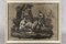 Zeus Fed by the Goat Amalthée, années 1800, fragment de papier peint, encadré 6