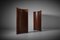 Skulpturale Raumteiler aus Holz, 1960er, 2er Set 3