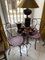 Mauve Wrought Iron Garden Table and Chairs, Set of 3 8