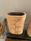 Ceramic Vase with Plant Imprint by Leduc 1