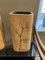 Ceramic Vase with plant imprint by Leduc 1