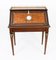 19th Century French Walnut & Parquetry Bureau De Dame Desk, Image 2