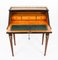 19th Century French Walnut & Parquetry Bureau De Dame Desk 16