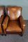Leather Armchairs and Footstool from Lounge Atelier, Set of 3 8