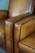 Leather Armchairs and Footstool from Lounge Atelier, Set of 3 9