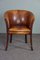 Fauteuil Vintage en Cuir Marron 2